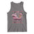 Groovy Pink Christmas Gingerbrad Tank Top Sleigh Girl Sleigh Festive Xmas Holiday Girls