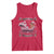 Groovy Pink Christmas Gingerbrad Tank Top Sleigh Girl Sleigh Festive Xmas Holiday Girls