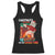 Funny Naughty Santa Racerback Tank Top Chestnuts Roasting On An Open Fire Dirty Food Pun Xmas Joke