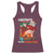 Funny Naughty Santa Racerback Tank Top Chestnuts Roasting On An Open Fire Dirty Food Pun Xmas Joke