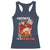 Funny Naughty Santa Racerback Tank Top Chestnuts Roasting On An Open Fire Dirty Food Pun Xmas Joke