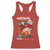 Funny Naughty Santa Racerback Tank Top Chestnuts Roasting On An Open Fire Dirty Food Pun Xmas Joke