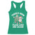 Christmas Teacher Racerback Tank Top There’s Snow Place Like 2nd Grade Merry Xmas Retro Groovy