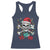 Christmas Pirate Skull Racerback Tank Top Yo Ho Ho Boat Cruise Xmas Crossbones