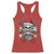 Christmas Pirate Skull Racerback Tank Top Yo Ho Ho Boat Cruise Xmas Crossbones