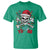 Christmas Pirate Skull T Shirt Yo Ho Ho Boat Cruise Xmas Crossbones - Wonder Print Shop