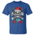 Christmas Pirate Skull T Shirt Yo Ho Ho Boat Cruise Xmas Crossbones - Wonder Print Shop