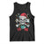 Christmas Pirate Skull Tank Top Yo Ho Ho Boat Cruise Xmas Crossbones