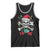 Christmas Pirate Skull Tank Top Yo Ho Ho Boat Cruise Xmas Crossbones