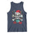 Christmas Pirate Skull Tank Top Yo Ho Ho Boat Cruise Xmas Crossbones