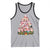 Cute Pink Pigs Christmas Tree Tank Top Funny Farmer Xmas Lights Festive Vibe