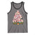 Cute Pink Pigs Christmas Tree Tank Top Funny Farmer Xmas Lights Festive Vibe