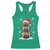 Christmas Football Racerback Tank Top Rugby Snowman Xmas Festive Holiday Sports