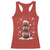 Christmas Football Racerback Tank Top Rugby Snowman Xmas Festive Holiday Sports