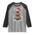 Christmas Football Raglan Shirt Rugby Snowman Xmas Festive Holiday Sports