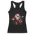 Funny Rock'n Roll Santa Claus Racerback Tank Top Cool Drummer Festive Christmas