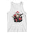 Funny Rock'n Roll Santa Claus Tank Top Cool Drummer Festive Christmas