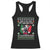 Italian Christmas Donkey Racerback Tank Top Funny Jing A Di Jing Hee Haw Italy Flag