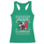 Italian Christmas Donkey Racerback Tank Top Funny Jing A Di Jing Hee Haw Italy Flag