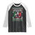 Italian Christmas Donkey Raglan Shirt Funny Jing A Di Jing Hee Haw Italy Flag