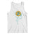 Cervical Cancer Awareness Tank Top Faith Hope Love Fight Teal And White Ribbon Sunflower