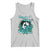 Cervical Cancer Warrior Tank Top Support Squad Survivor Fighter Teal Ribbon