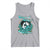 Cervical Cancer Warrior Tank Top Support Squad Survivor Fighter Teal Ribbon