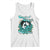 Cervical Cancer Warrior Tank Top Support Squad Survivor Fighter Teal Ribbon