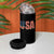 USA American Flag 4 in 1 Can Cooler Tumbler Retro Vintage Patriotic
