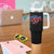 Basketball Tumbler With Handle USA Patriotic American Flag Stars and Stripes Team Sport Fan