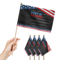 USA Patriotic Patriotic Handheld Flag Red White Blue Stars