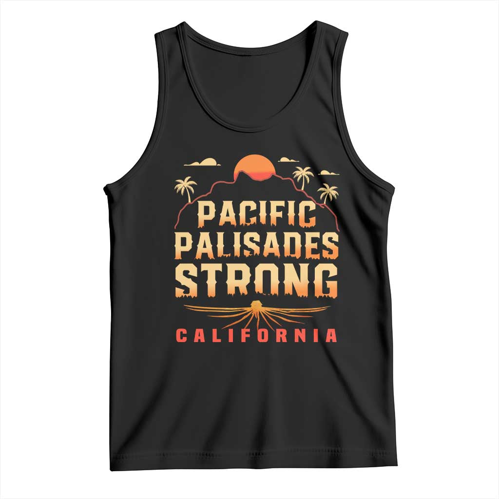 Pacific Palisades Strong Tank Top Support California LA Relief