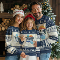 Palisades Strong Knitted Sweatshirt Support California LA Relief