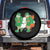 Funny St Patricks Day Spare Tire Cover Leprechaun Griddy Dance Paddy Ireland Flag