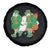 Funny St Patricks Day Spare Tire Cover Leprechaun Griddy Dance Paddy Ireland Flag