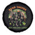 Irish Dancing Skeleton Spare Tire Cover Dead Inside But Feeling Lucky Drinking Beer St Patrick's Day