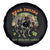 Irish Dancing Skeleton Spare Tire Cover Dead Inside But Feeling Lucky Drinking Beer St Patrick's Day