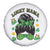 Funny St Patricks Day Spare Tire Cover Lucky Mama Messy Bun Mom