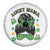 Funny St Patricks Day Spare Tire Cover Lucky Mama Messy Bun Mom