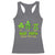 Funny Teacher St Patricks Day Racerback Tank Top Irish Math 3.14 Pi Shamrock Teacher Happy  Day