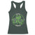 Funny Teacher St Patricks Day Racerback Tank Top Pi Day 3.14 Irish Funny Pirish Math Number Pi