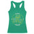 Funny Teacher St Patricks Day Racerback Tank Top Pi Day 3.14 Irish Funny Pirish Math Number Pi