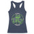 Funny Teacher St Patricks Day Racerback Tank Top Pi Day 3.14 Irish Funny Pirish Math Number Pi