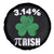 Funny Number Pi St Patricks Day Spare Tire Cover 3.14% Pi-rish Irish Funny Math Pi Day Shamrock