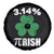 Funny Number Pi St Patricks Day Spare Tire Cover 3.14% Pi-rish Irish Funny Math Pi Day Shamrock