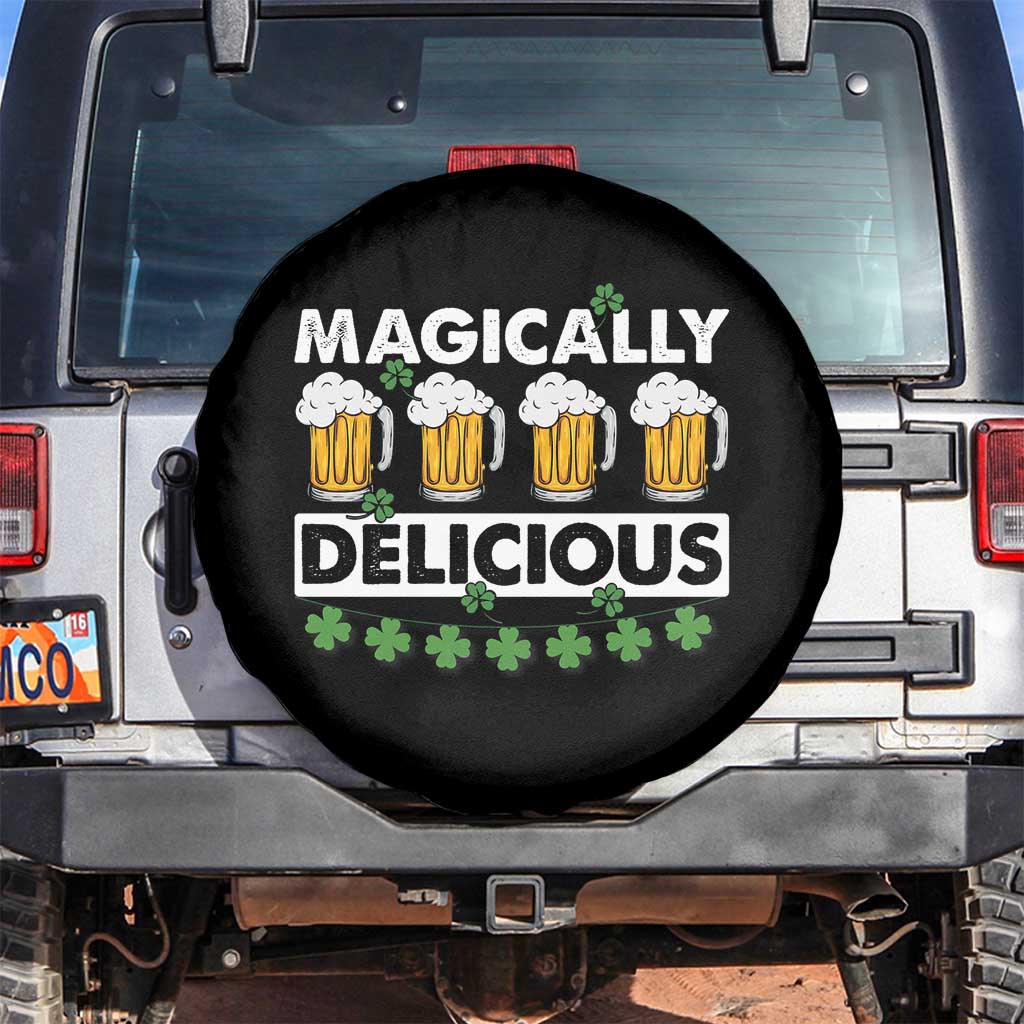 Funny St Patricks Day Drinking Spare Tire Cover Magically Delicious Beers Lovers