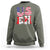 America Canada Sweatshirt Funny US EH Canadian American Flag Canada's Day Maple Leaf - Wonder Print Shop