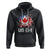 America Canada Hoodie Funny US EH Maple Leaf Canadian American Flag Canada's Day - Wonder Print Shop