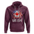 America Canada Hoodie Funny US EH Maple Leaf Canadian American Flag Canada's Day - Wonder Print Shop