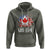 America Canada Hoodie Funny US EH Maple Leaf Canadian American Flag Canada's Day - Wonder Print Shop